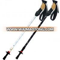 3K Ultralight Telescopic Adjustable Carbon Fiber Trekking Pole Hiking Stick Walking Pole with Twist Lock