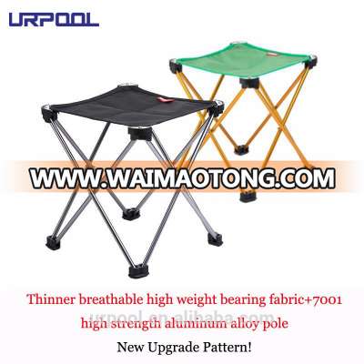 Aluminum Folding Chair,Four Legs Stool for Camping/Travelling UR31001