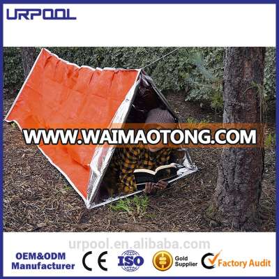 Portable Survival Reflect Emergency Tent ,URPOOL waterproof emergency shelter