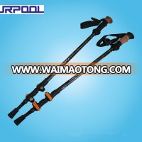 Trekking Poles 100% Carbon Fiber with Quick and Easy Lock Cork Handle Carry Bag and 4 Seasons Accessories for Trekking