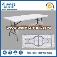 72'' 6ft rectangular cheap catering/Event/Banquet blow mold Plastic Folding Table