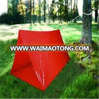 Plastic waterproof outdoor camping tent for emergency